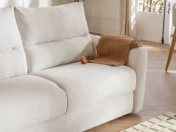 Maison Céphy Sofá - 4 Plazas|Sofá de 4 plazas convertible exprés tejido chenilla 16 cm DOVENA de