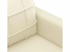 vidaxl Sofá - 3 Plazas|Sofá De Piel|Sofá de 3 plazas de cuero sintético color 180 cm