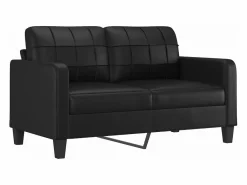 Clicnbuy Sofás De Piel Sintética|Sofá de 2 plazas de cuero sintético 140 cm