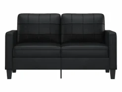 Clicnbuy Sofás De Piel Sintética|Sofá de 2 plazas de cuero sintético 140 cm