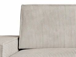 Vente-unique Sofá de 2 plazas de pana diseño AMELIA Beige Discount