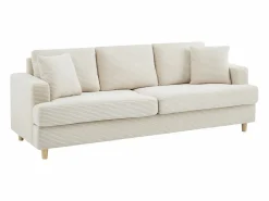 Vente-unique Sofá de 3 plazas de pana color YOCABA Beige Sale