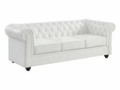 Sofá de 3 plazas de piel de búfalo CHESTERFIELD^Vente-unique New