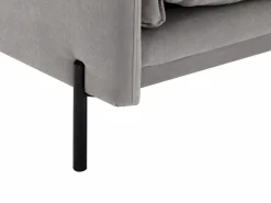 Sofá de 3 plazas de tela color . Asiento de plumas. CORFINO^Vente-unique Discount