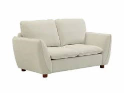 Vente-unique Sofá de 2 plazas de tela color MENARDIA Blanco roto Sale