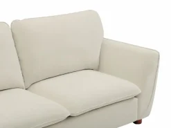 Vente-unique Sofá de 2 plazas de tela color MENARDIA Blanco roto Sale