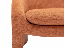 Sofá de 2 plazas de tela de color estilo diseño OSSANA^Vente-unique Discount