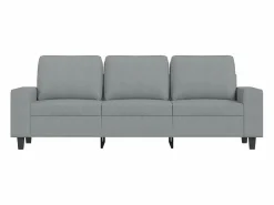 Sofá de 3 plazas de tela claro 180 cm^Clicnbuy Hot