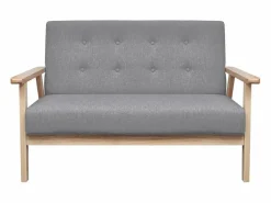 Sofá Vintage|Sofá de 2 plazas de tela PWFG73001