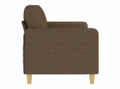 Sofá de 3 plazas de tela marrón 180 cm^vidaxl Online