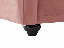 Sofá de 2 plazas de terciopelo rosa pastel CHESTERFIELD^Vente-unique Discount