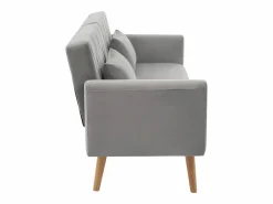 Sofá de 2 plazas de terciopelo , con respaldo y reposabrazos ajustables, de diseño moderno, para salón o dormitorio^OKWISH Clearance