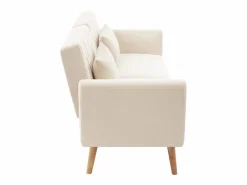 Sofá de 2 plazas de terciopelo , con respaldo y reposabrazos ajustables, de diseño moderno, para salón o dormitorio^OKWISH Clearance