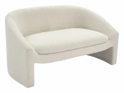 Sofá de 2 plazas en tela bouclé color OSSANA^Vente-unique
