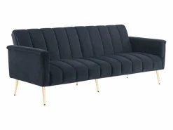 Merax Sofá De Terciopelo|Sofá - 3 Plazas|Sofá de 3 plazas en terciopelo - 3 en 1 - Respaldo y reposabrazos regulables - 184 x 79 x 71 cm - LERICI by Pascal Morabito
