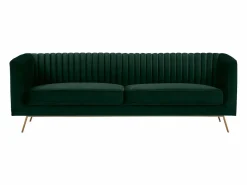 Rendez-Vous Déco Sofá Vintage|Sofá de 3 plazas en terciopelo oscuro - Gatsby