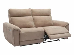 Sofá de 3 plazas reclinable eléctrico de tela color DJARALO^Vente-unique Clearance