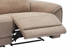 Sofá de 3 plazas reclinable eléctrico de tela color DJARALO^Vente-unique Clearance