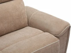 Sofá de 3 plazas reclinable eléctrico de tela color DJARALO^Vente-unique Clearance