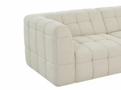 Sofá de 3 plazas relax con asiento deslizante eléctrico en tela NELOSA^Vente-unique Best