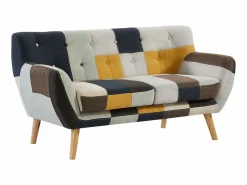 Sofá de 2 plazas SERTI II en tejido patchwork^Vente-unique Clearance