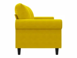 Clicnbuy Sofá de 3 plazas terciopelo 180 cm Amarillo Hot