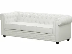 Sofá de 3 plazas y 2 plazas en imitación cuero CHESTERFIELD^Vente-unique New