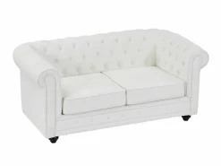 Sofá de 3 plazas y 2 plazas en imitación cuero CHESTERFIELD^Vente-unique New
