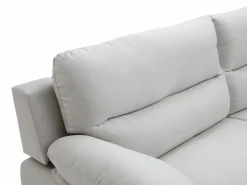 Vente-unique Conjunto Sofás|Sofá de 3 plazas y 2 plazas de tela color MANOA