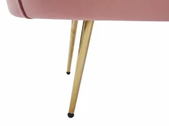 Sofá de 2 plazas y silla estilo concha de terciopelo DANDELION^Vente-unique Discount