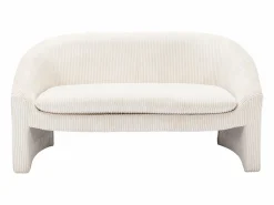 Sofá de 2 plazas y sillón de pana color beige OSSANA^Vente-unique Clearance
