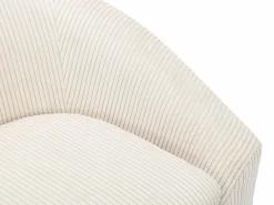 Sofá de 2 plazas y sillón de pana color beige OSSANA^Vente-unique Clearance