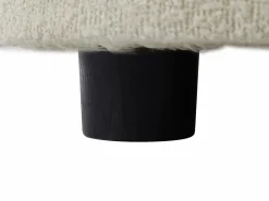 Vente-unique Conjunto Sofá Y Sillón|Sofá de 3 plazas y sillón en tejido de rizo marfil BOVANA de Pascal Morabito
