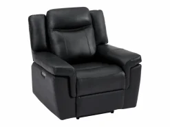 Sofá de 3 plazas y sillón relax eléctrico de piel KENNETH^Vente-unique