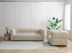 Sofá de 3 plazas y un sillón en tela chenilla TALIENA^Vente-unique Discount
