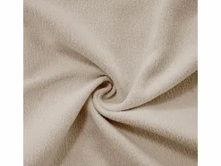 KOMHTOM Sofá de dos plazas en chenilla,dos cojines lumbares y dos cojines decorativos,reposabrazos anchos y dos reposapiés, tapizado en tela . Beige