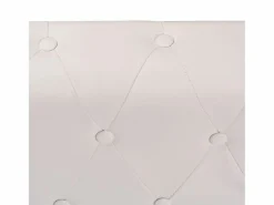 vidaxl Sofá de esquina Chesterfield 5 plazas cuero artificial Blanco Hot