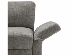 ModernLuxe Sofá de esquina en L - 3 plazas - con reposapiés - 4 cojines - brazos ajustables - Gris Online