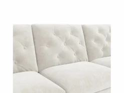 Sofá de esquina moderno en L - Con espacio de almacenamiento - Ajustable a izquierda y derecha - Con bolsillos laterales de almacenamiento - Terciopelo - ​​​^ModernLuxe Sale