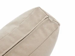 MYLIA Sofá de jardín de 3 plazas de aluminio y cuerda - con cojines beige - HELYSI de Negro Online