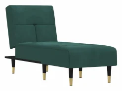Sofá de terciopelo oscuro ES81479 Verde Discount