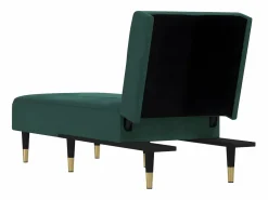 Sofá de terciopelo oscuro ES81479 Verde Discount