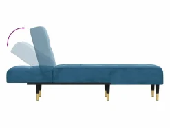 vidaxl Diván Cama|Sofá diván de terciopelo