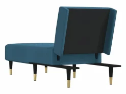 vidaxl Sofá diván de terciopelo Azul Hot
