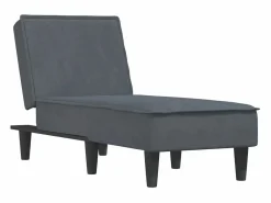 vidaxl Diván Cama|Sofá diván de terciopelo oscuro