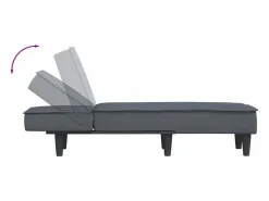 vidaxl Diván Cama|Sofá diván de terciopelo oscuro