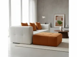 Sofá Eden Completo 3 plazas - blanco naranja Blanco roto Best