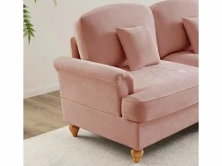 DripeX Sofá Modular|Sofás Club|Sofá Esquina Modular 4 Plazas en U - Chenille - Funda Extraíble y 2 Pufs - 350x140x93cm -