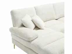 Sofá esquinero - Sofá de 4 plazas con asientos y cojines - para salón y dormitorio^ Outlet