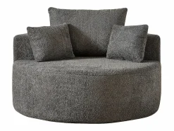 Sofá individual, Sofá tapizado con reposabrazos y respaldo - Chenilla - para salón y dormitorio^OKWISH Clearance